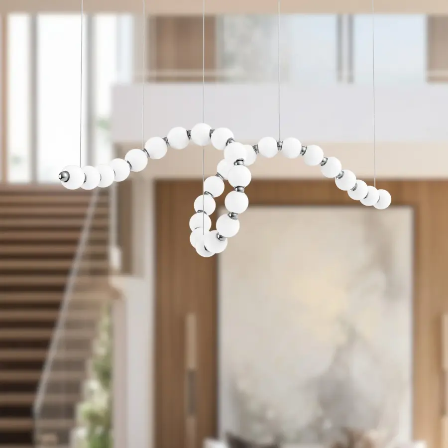Akoya 29-Light Chandelier in Polished Chrome - Image 2