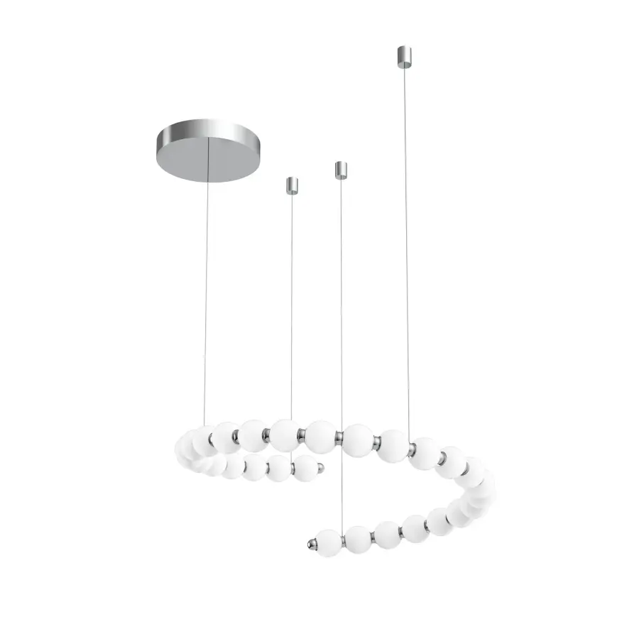 Akoya 29-Light Chandelier in Polished Chrome - Image 4
