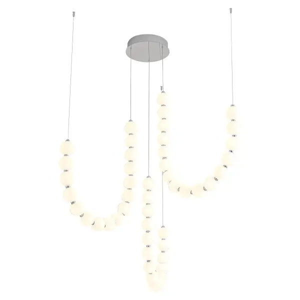 Akoya 54-Inch 3-Head Chandelier - Image 11