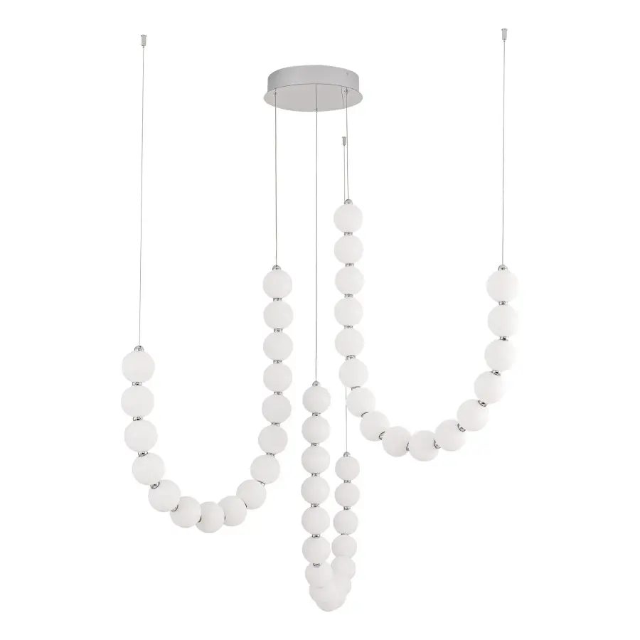 Akoya 54-Inch 3-Head Chandelier - Image 12