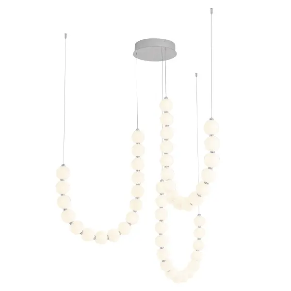 Akoya 54-Inch 3-Head Chandelier - Image 3