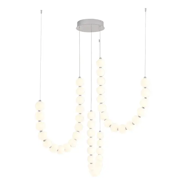 Akoya 54-Inch 3-Head Chandelier - Image 4