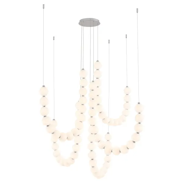 Akoya 54-Inch 5-Head Chandelier - Image 1