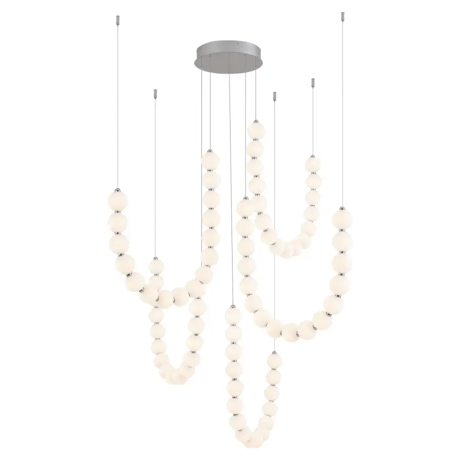 Akoya 54-Inch 5-Head Chandelier - Image 2