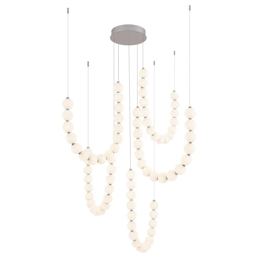 Akoya 54-Inch 5-Head Chandelier - Image 3