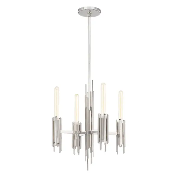 Torres 19-Inch Chandelier in Matte Black - Image 1