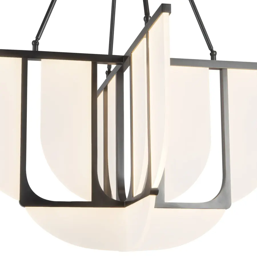 Anders 29-Inch Chandelier in Vintage Brass - Image 15