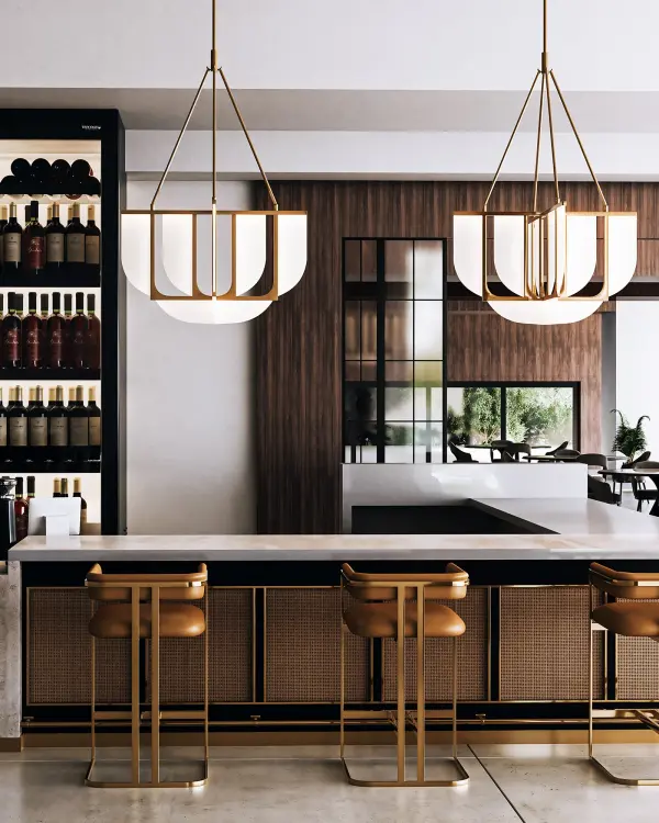 Modern Art Deco Elegance with Innovative Light Guide Technology - Image 3