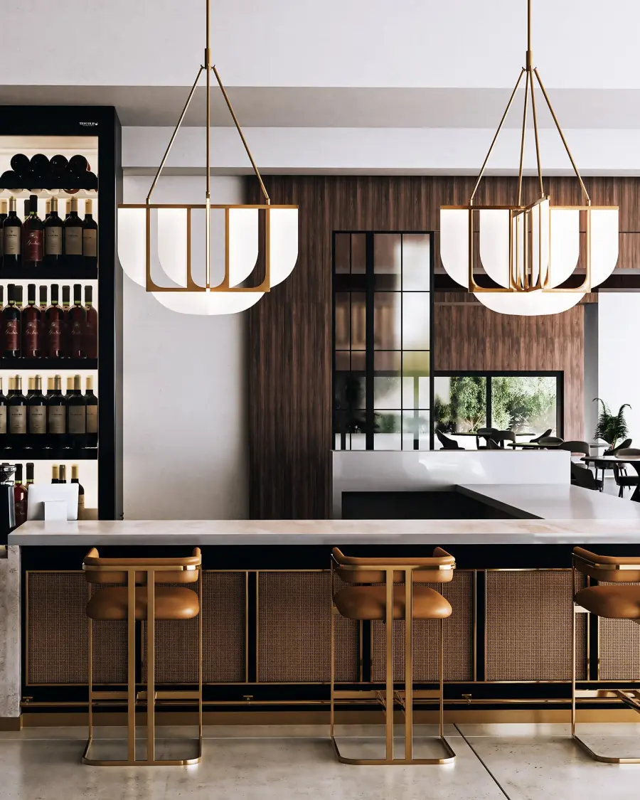 Modern Art Deco Elegance with Innovative Light Guide Technology - Image 3