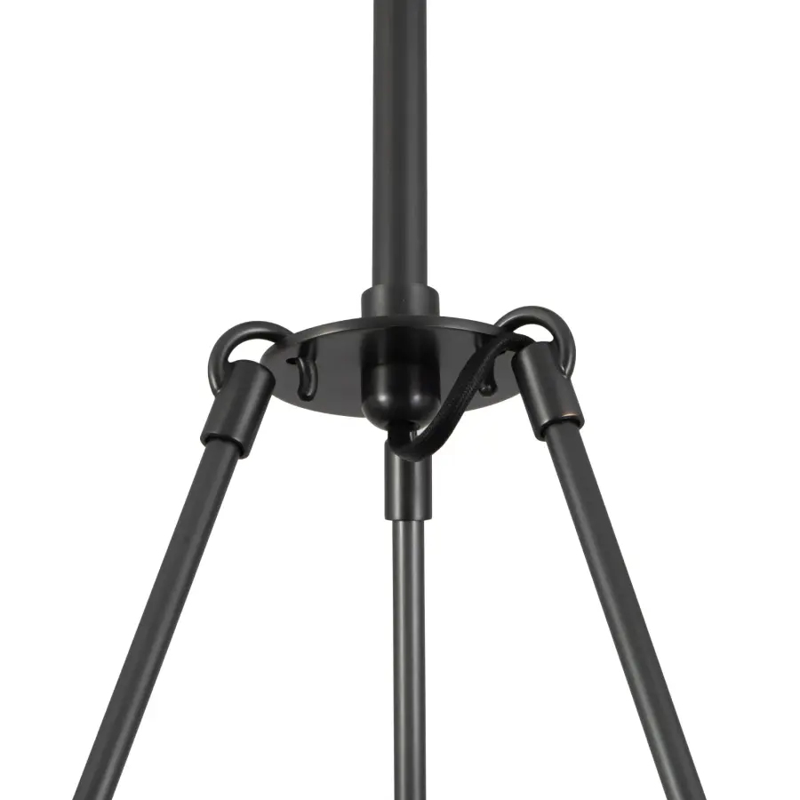 Dahlia 28-Inch Chandelier in Vintage Brass - Image 9