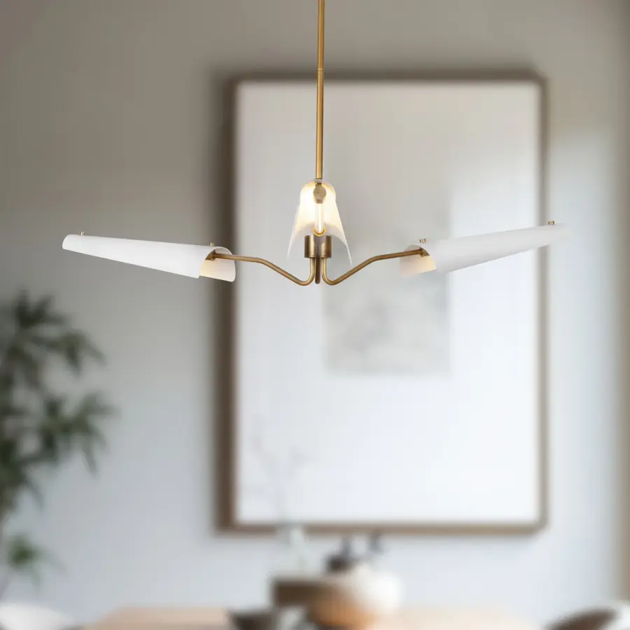 Stunning Retro-Futuristic Statement Piece with Mixed-Metal Elegance - Image 3