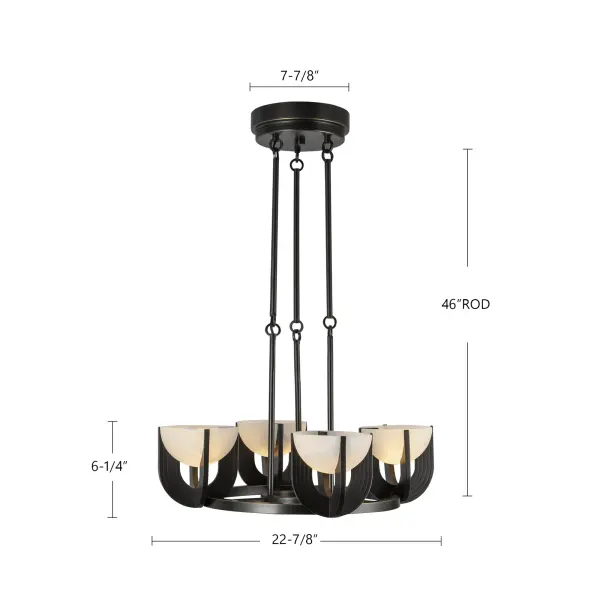 Wynwood 32-Inch Chandelier - Image 7