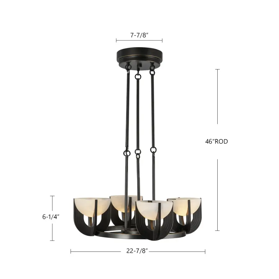 Wynwood 32-Inch Chandelier - Image 7
