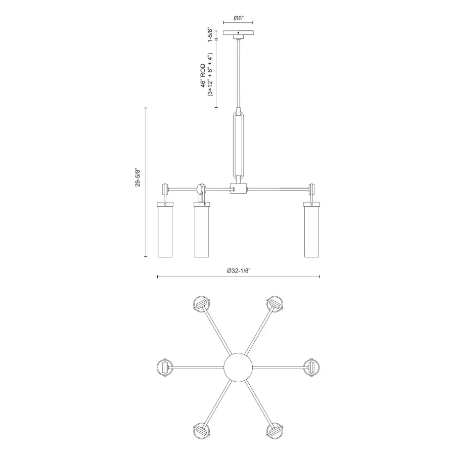 Wynwood 32-Inch Chandelier - Image 8