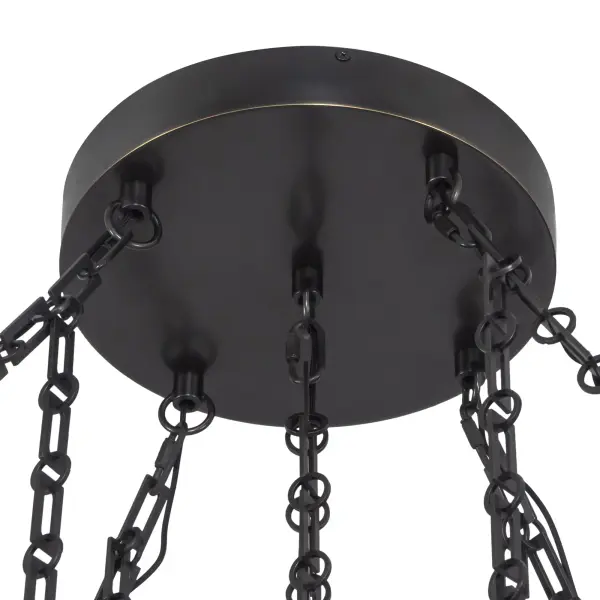 Mineral 5-Light Chandelier in Patina Bronze - Image 17