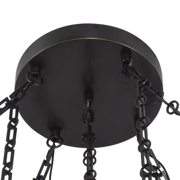 Mineral 5-Light Chandelier in Patina Bronze - Image 25