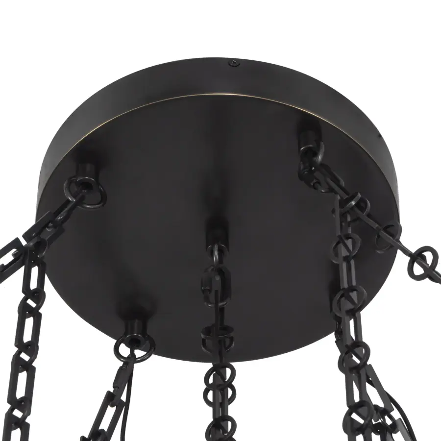 Mineral 5-Light Chandelier in Patina Bronze - Image 25