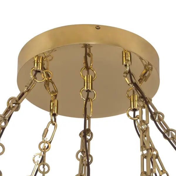 Mineral 5-Light Chandelier in Patina Bronze - Image 33
