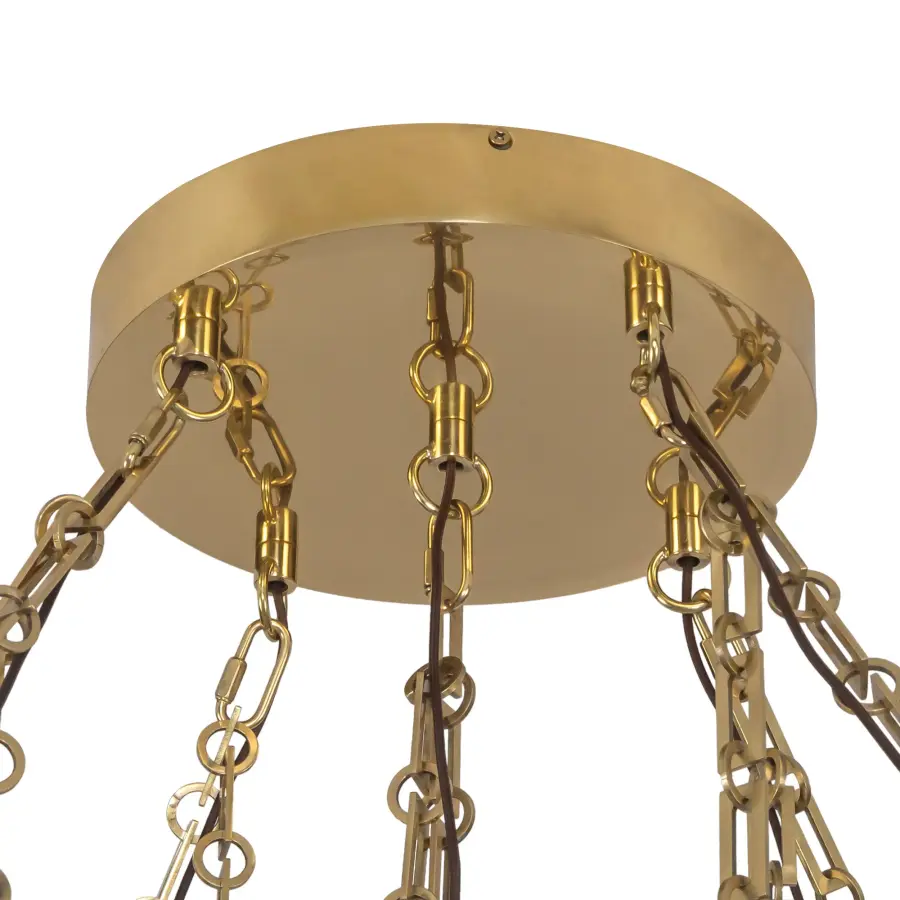 Mineral 5-Light Chandelier in Patina Bronze - Image 33