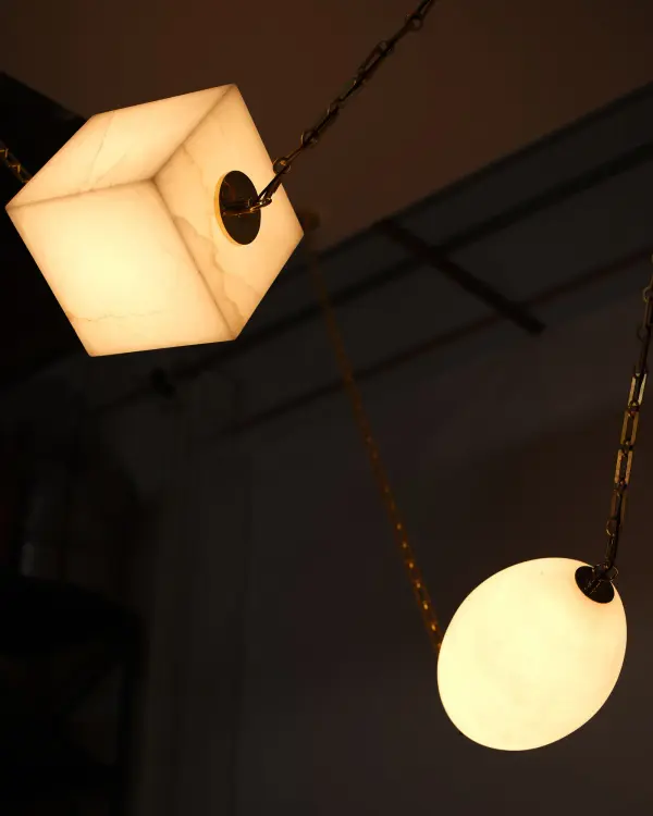 Mineral 5-Light Chandelier in Patina Bronze - Image 5