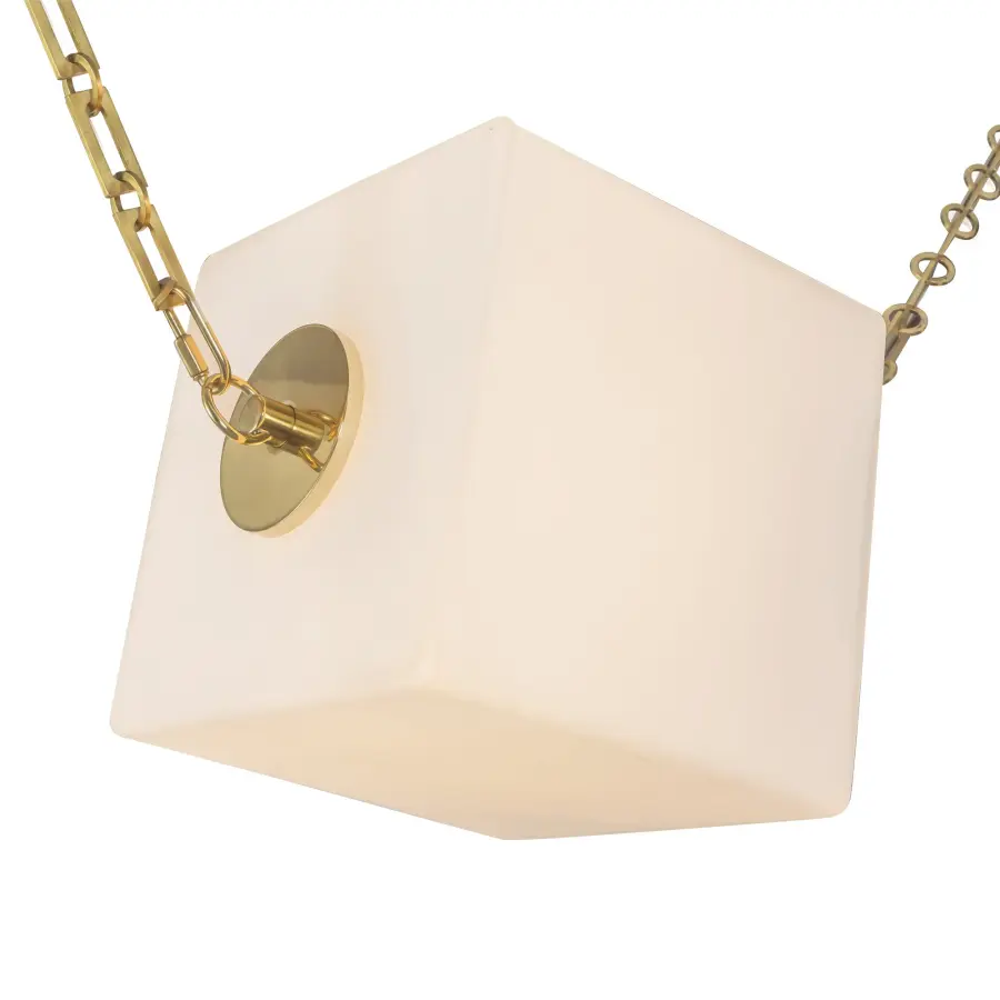 Mineral 5-Light Chandelier in Patina Bronze - Image 8