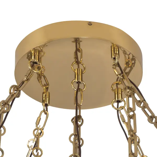 Mineral 5-Light Chandelier in Patina Bronze - Image 10