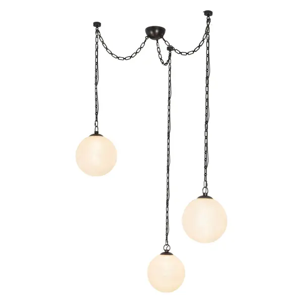 Petra 12-Inch 3-Head Swag Chandelier - Image 1