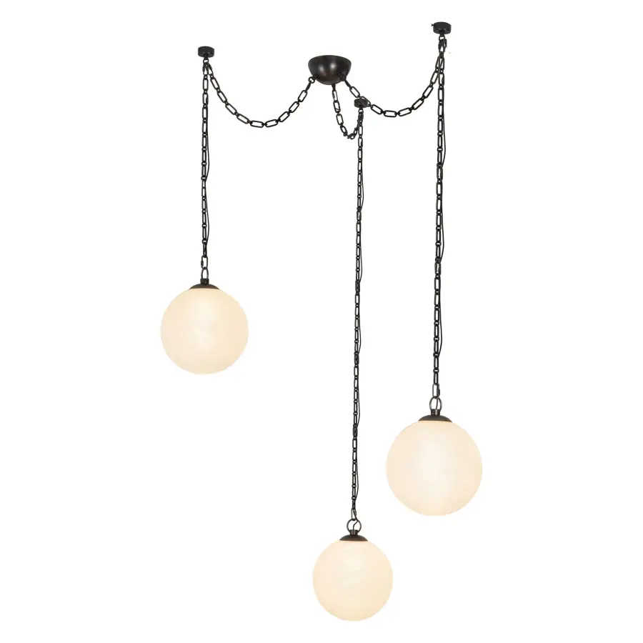 Petra 12-Inch 3-Head Swag Chandelier - Image 1