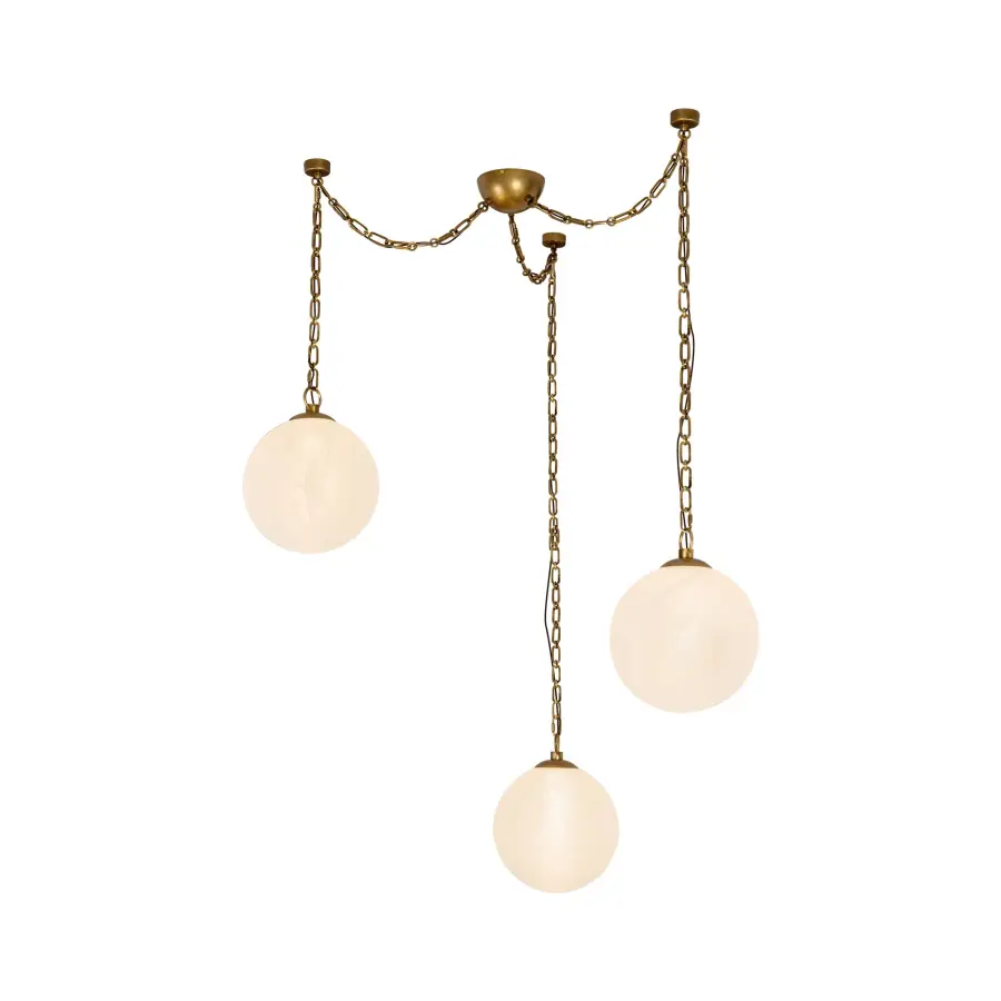 Petra 12-Inch 3-Head Swag Chandelier - Image 3