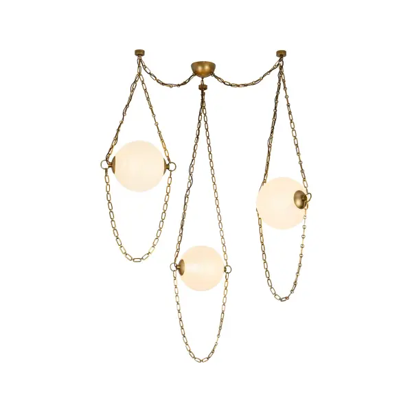 Petra 10-Inch 3-Head Chandelier - Image 1