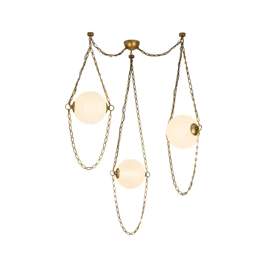 Petra 10-Inch 3-Head Chandelier - Image 1