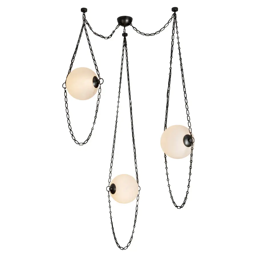 Petra 10-Inch 3-Head Chandelier - Image 3