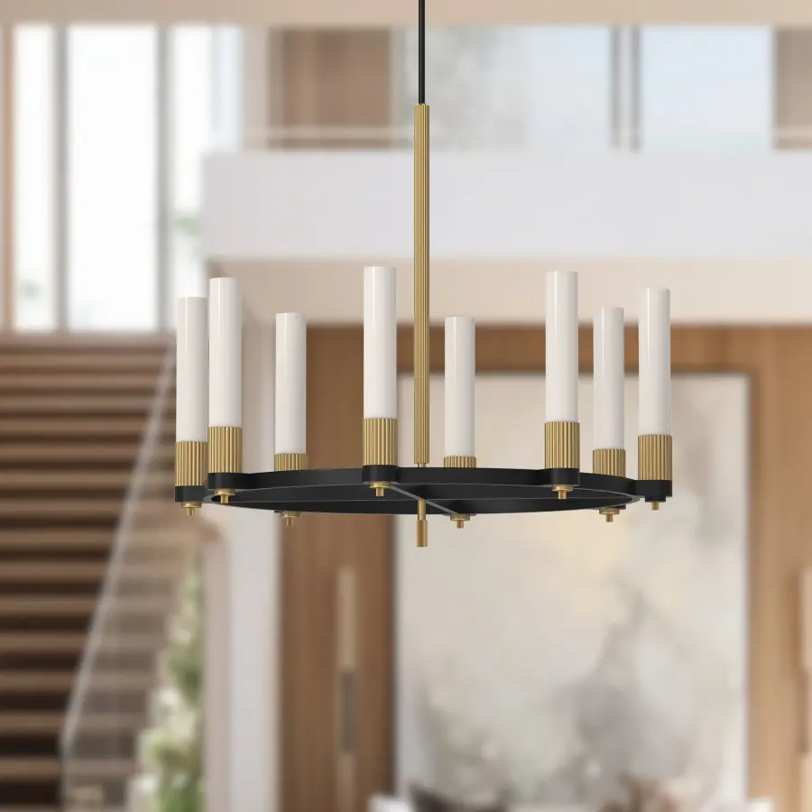 Parisian Elegance Meets Art Deco Glamour in Statement Chandelier - Image 3