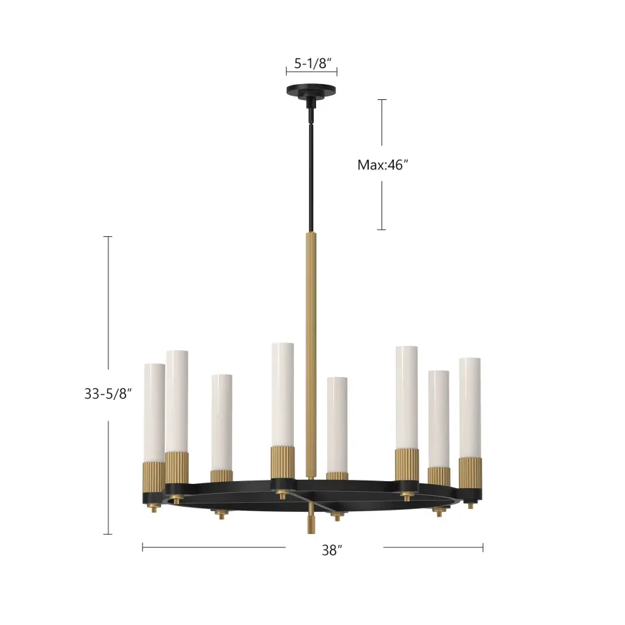 Parisian Elegance Meets Art Deco Glamour in Statement Chandelier - Image 7