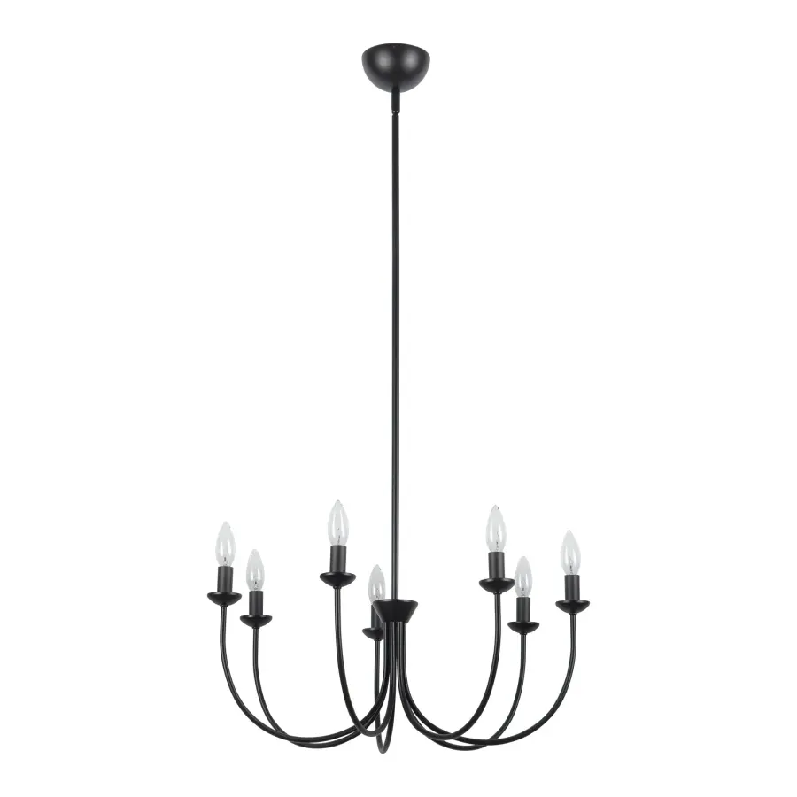 Ember 26-Inch Chandelier in Brushed Gold - Image 11