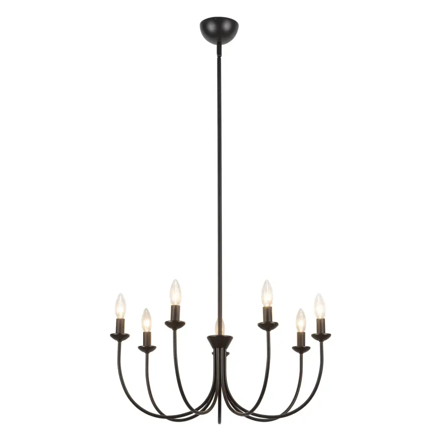 Ember 26-Inch Chandelier in Brushed Gold - Image 12