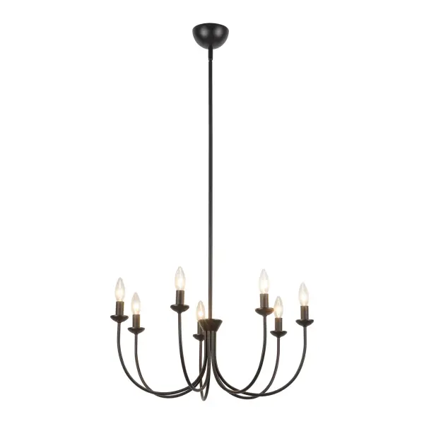 Ember 26-Inch Chandelier in Brushed Gold - Image 3