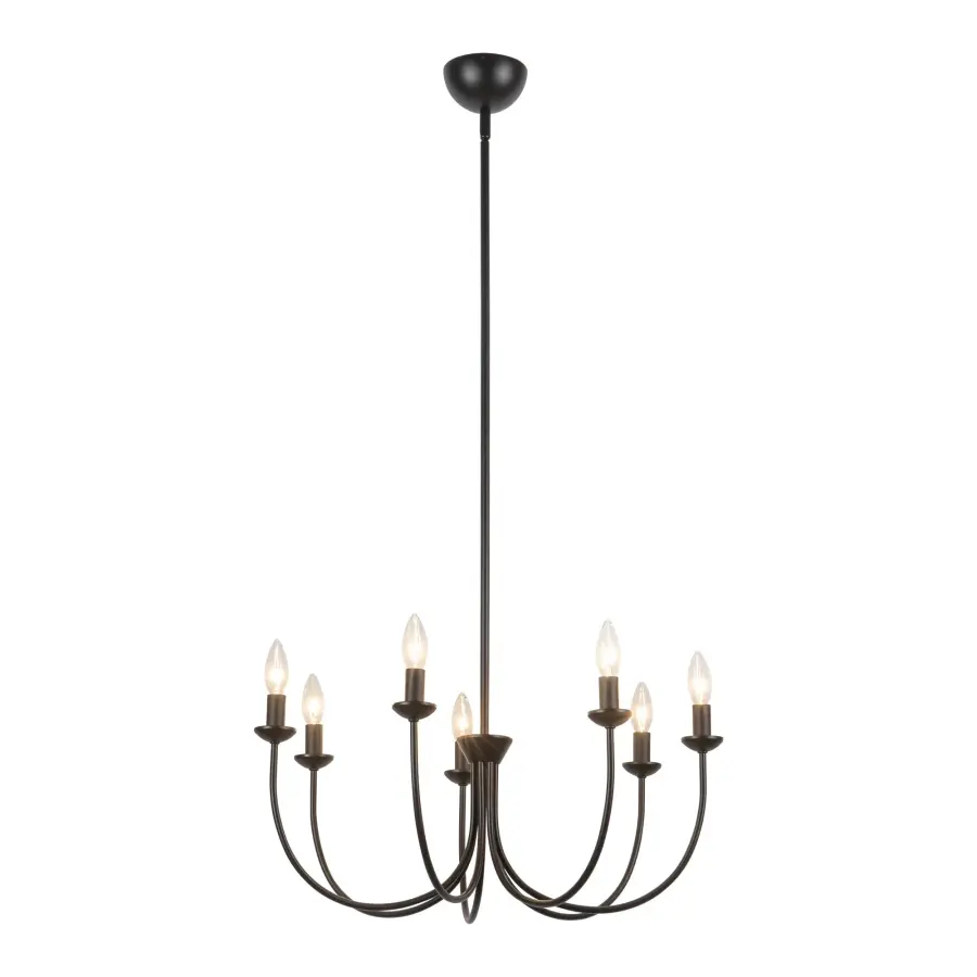 Ember 26-Inch Chandelier in Brushed Gold - Image 3