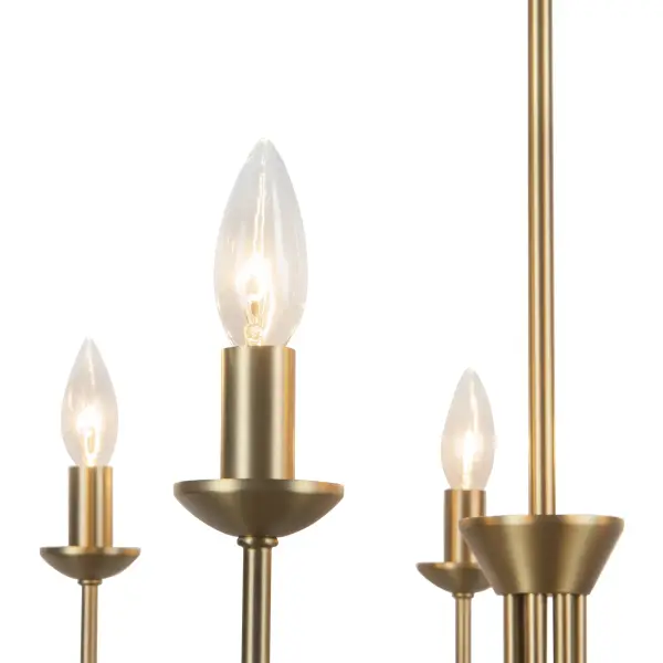 Ember 26-Inch Chandelier in Brushed Gold - Image 5