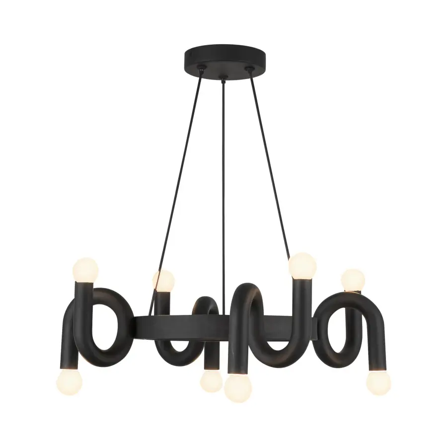 Sadie 23" Brushed Gold Chandelier - Image 1