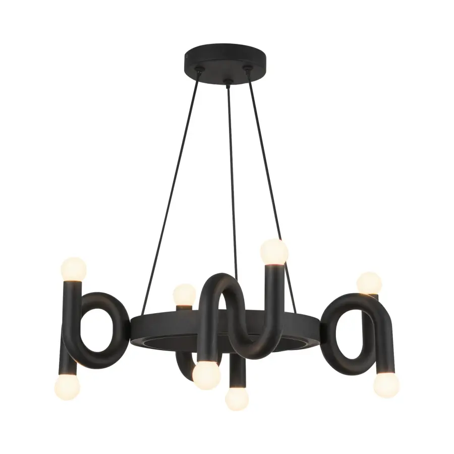 Sadie 23" Brushed Gold Chandelier - Image 4