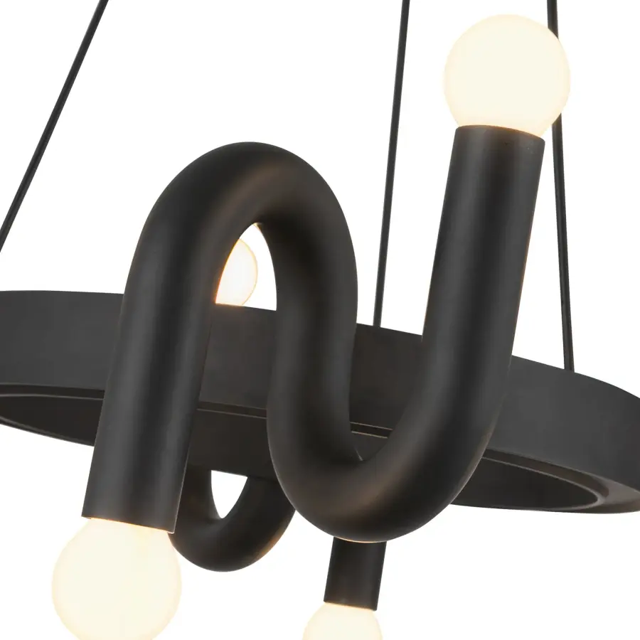 Sadie 23" Brushed Gold Chandelier - Image 5