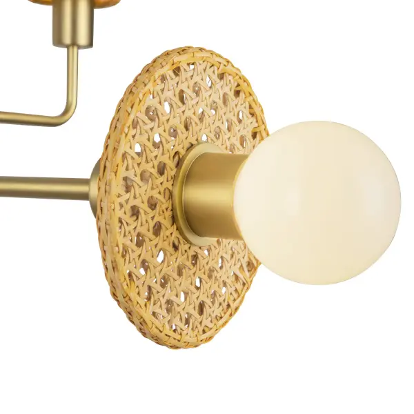 Piper 38-Inch Chandelier in Brushed Gold - Image 6