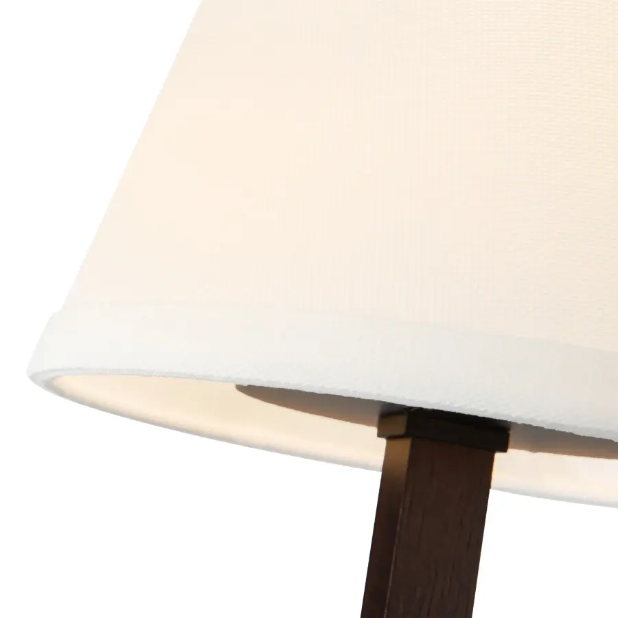 Sloan 30-Inch Chandelier in Brushed Gold with White Linen Shades - Image 14