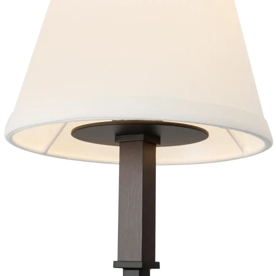 Sloan 30-Inch Chandelier in Brushed Gold with White Linen Shades - Image 15