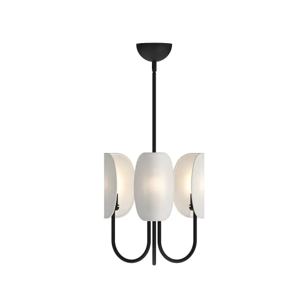 Seno 15-Inch Chandelier in Aged Gold - Image 1