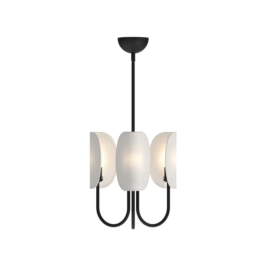 Seno 15-Inch Chandelier in Aged Gold - Image 1