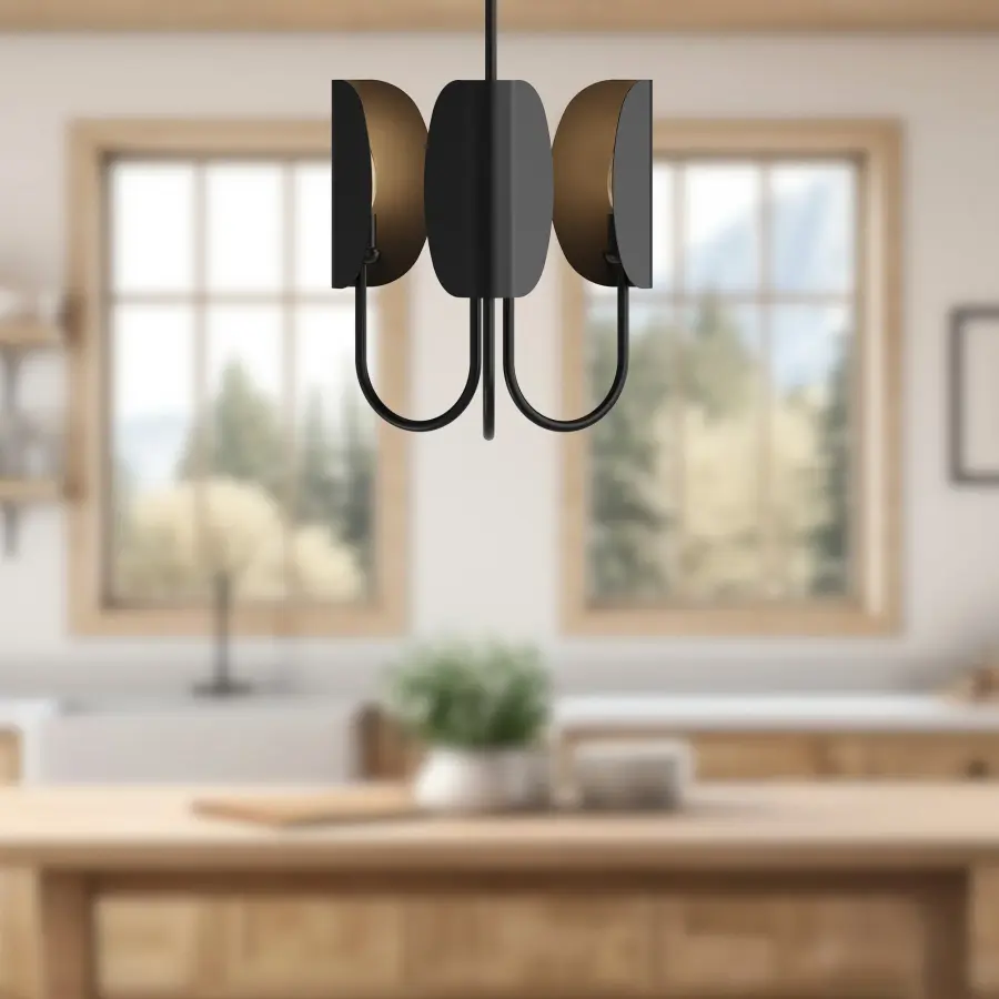 Seno 15-Inch Chandelier in Aged Gold - Image 5