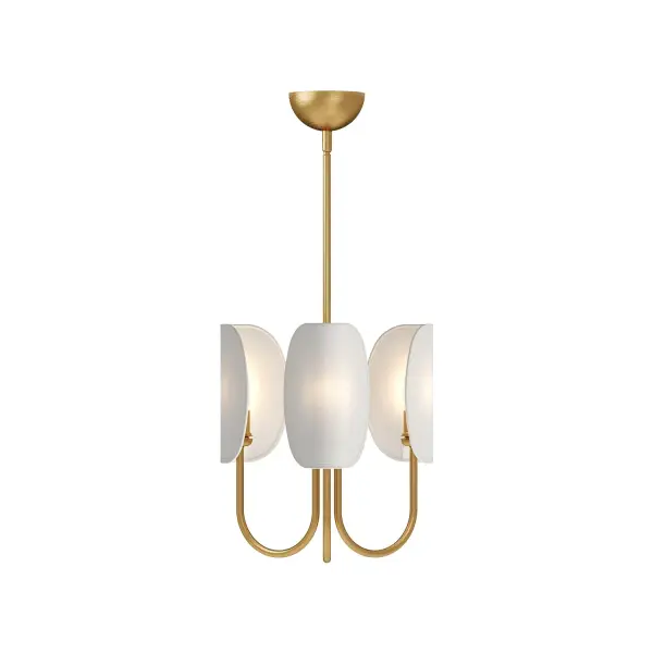 Seno 15-Inch Chandelier in Aged Gold - Image 7