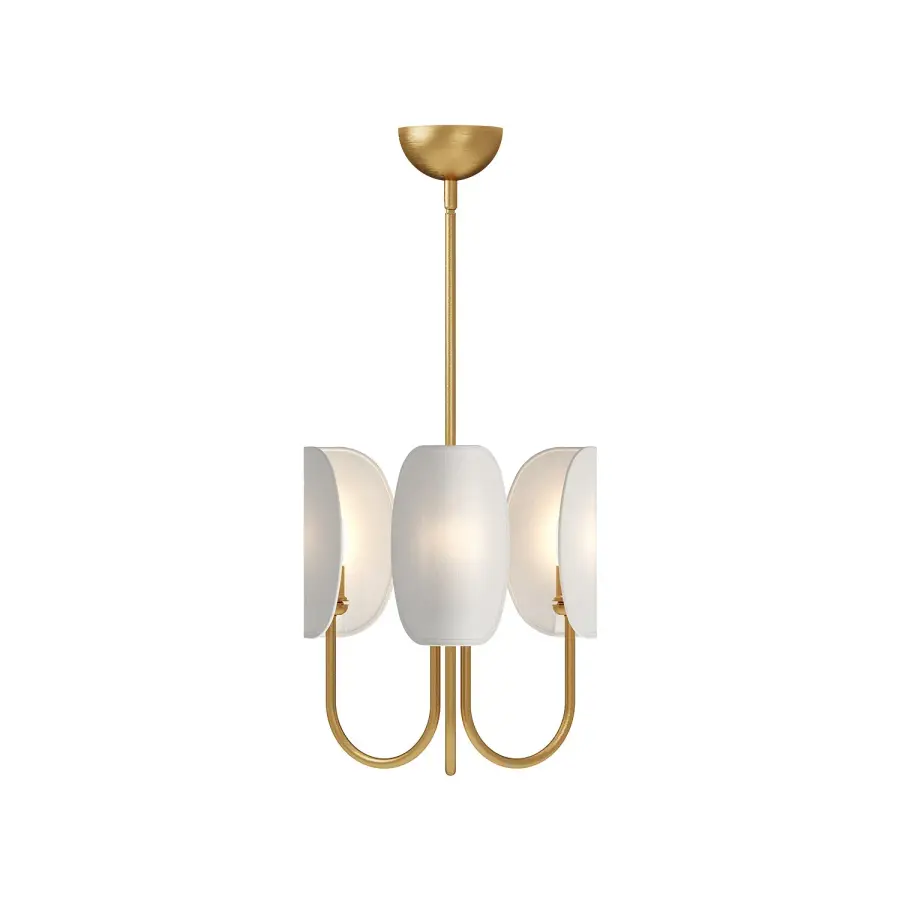 Seno 15-Inch Chandelier in Aged Gold - Image 7